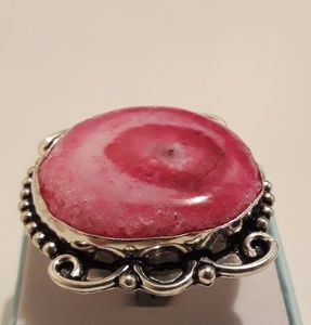 Jewelry - Solar druzy Agate ring size 6 925 Silver Jewelry - Solar druzy Agate ring size 6 925 Silver